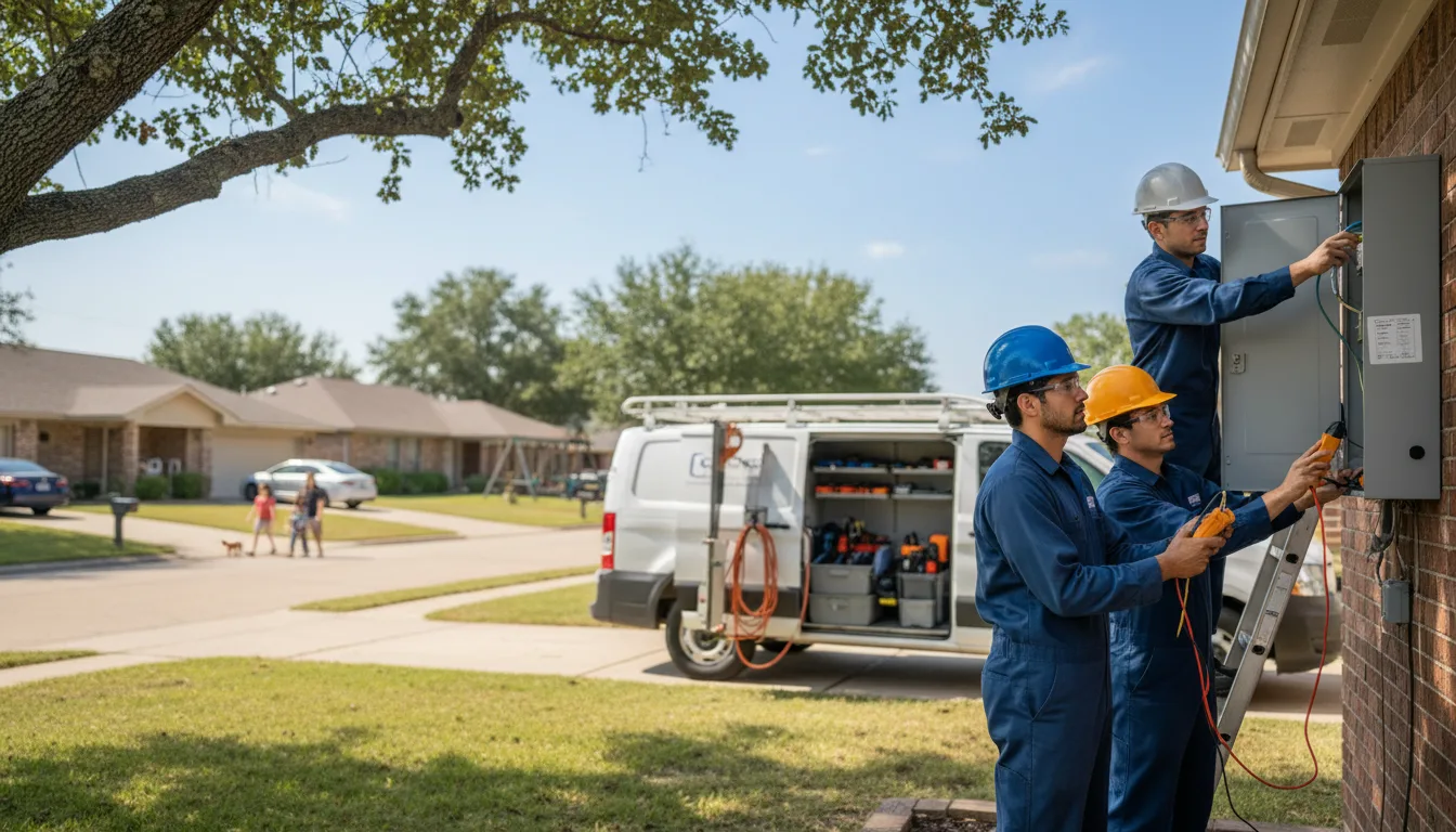 Certified electrician providing emergency electrical services in Chester, GA